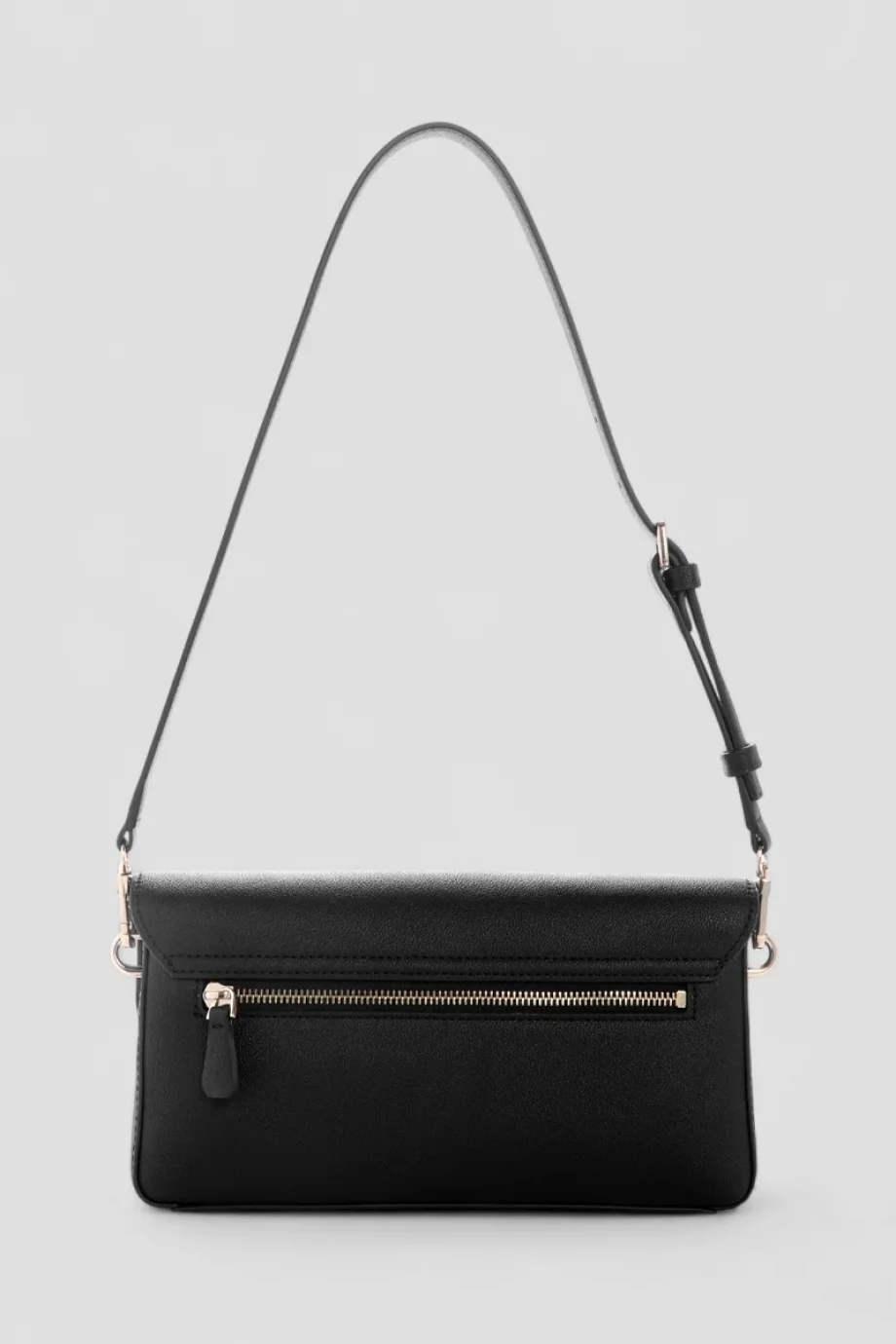 Guess Sadie Kapaklı Omuz Kadın Siyah Omuz Çantası HWEB8118190-BLA