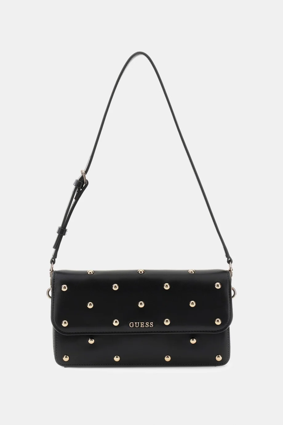 Guess Sadie Kapaklı Omuz Kadın Siyah Omuz Çantası HWVG8118190-BLA