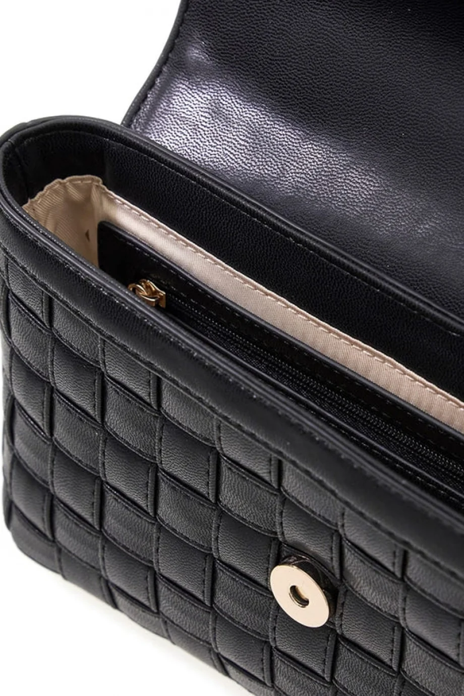 Guess Sandy Dönüştürülebilir Çapraz Askılı Kapaklı Kadın Siyah El Çantası HWWG8418210-BLA