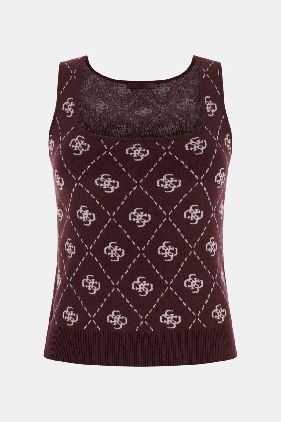 Guess Sarah 4G Büstiyer Triko Kadın Bordo Triko W4BR0CZ3JD2-F4T5