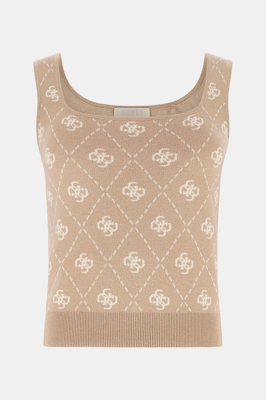 Guess Sarah 4G Büstiyer Triko Kadın Krem Triko W4BR0CZ3JD2-FNJS
