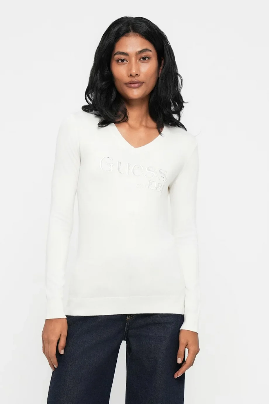 Guess Saylor Kadın Beyaz Triko W5BR41Z2NQ2-G012