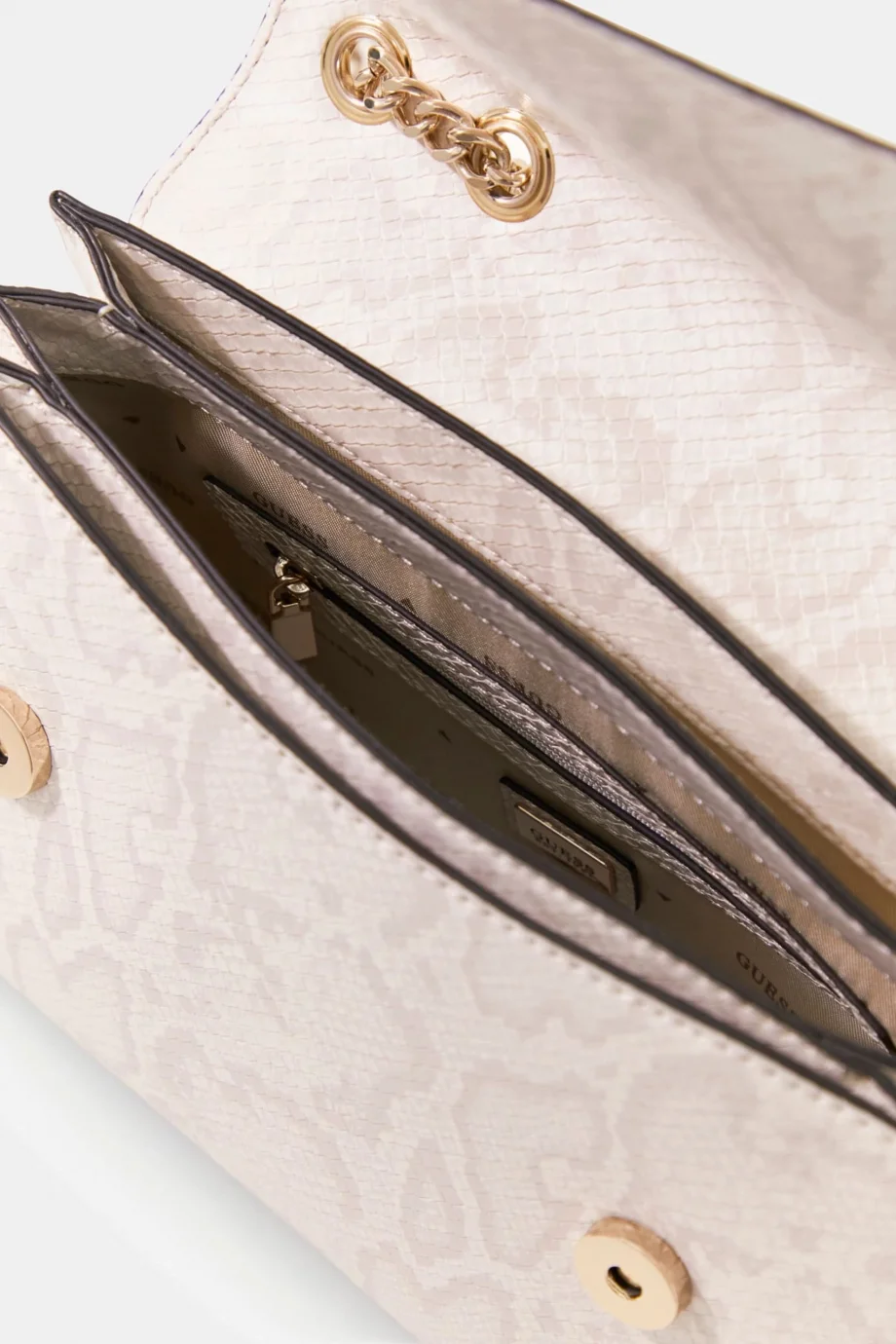 Guess Serenova Dönüştürülebilir Çapraz Askılı Kadın Beyaz Omuz Çantası HWKG8091210-OWM