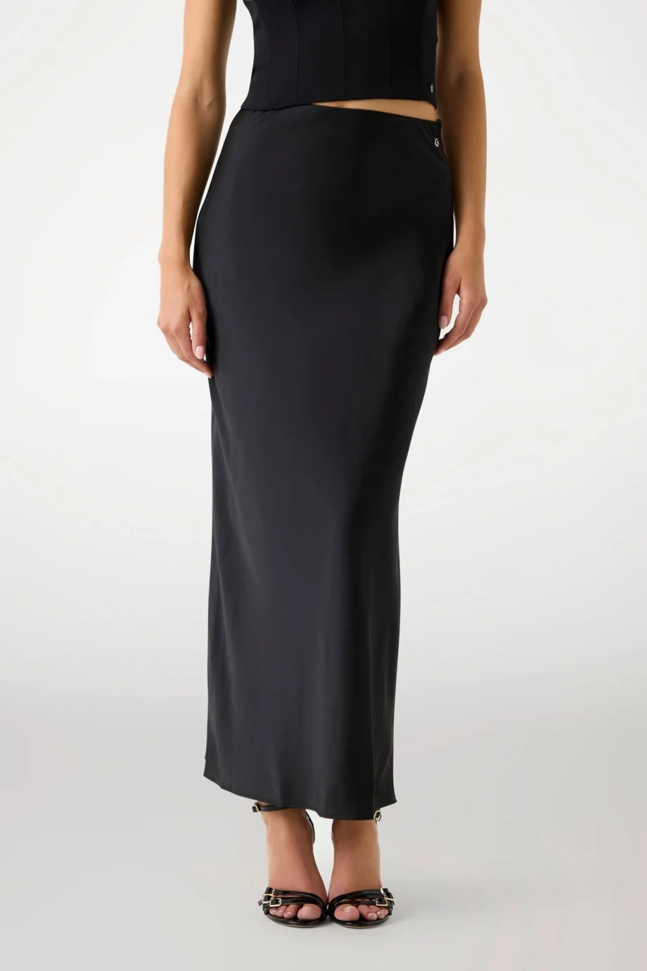 Guess Sibilla Kadın Siyah Kalem Etek W5YD55WF1T2-JBLK