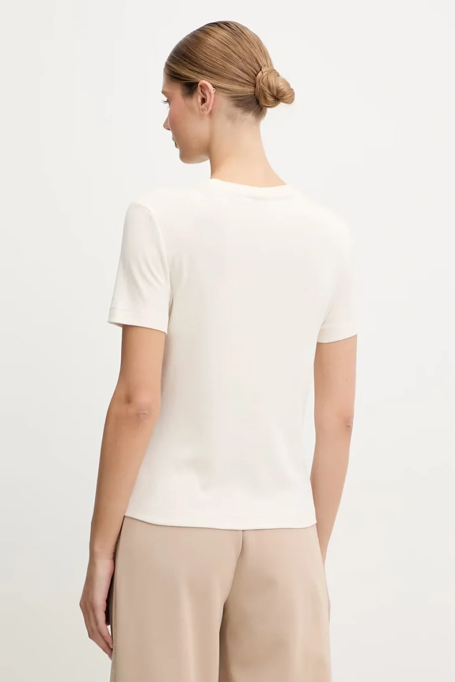 Guess Sonia Bisiklet Yaka Kısa Kollu Kadın Beyaz T-shirt V6RI17KD741-G1O6