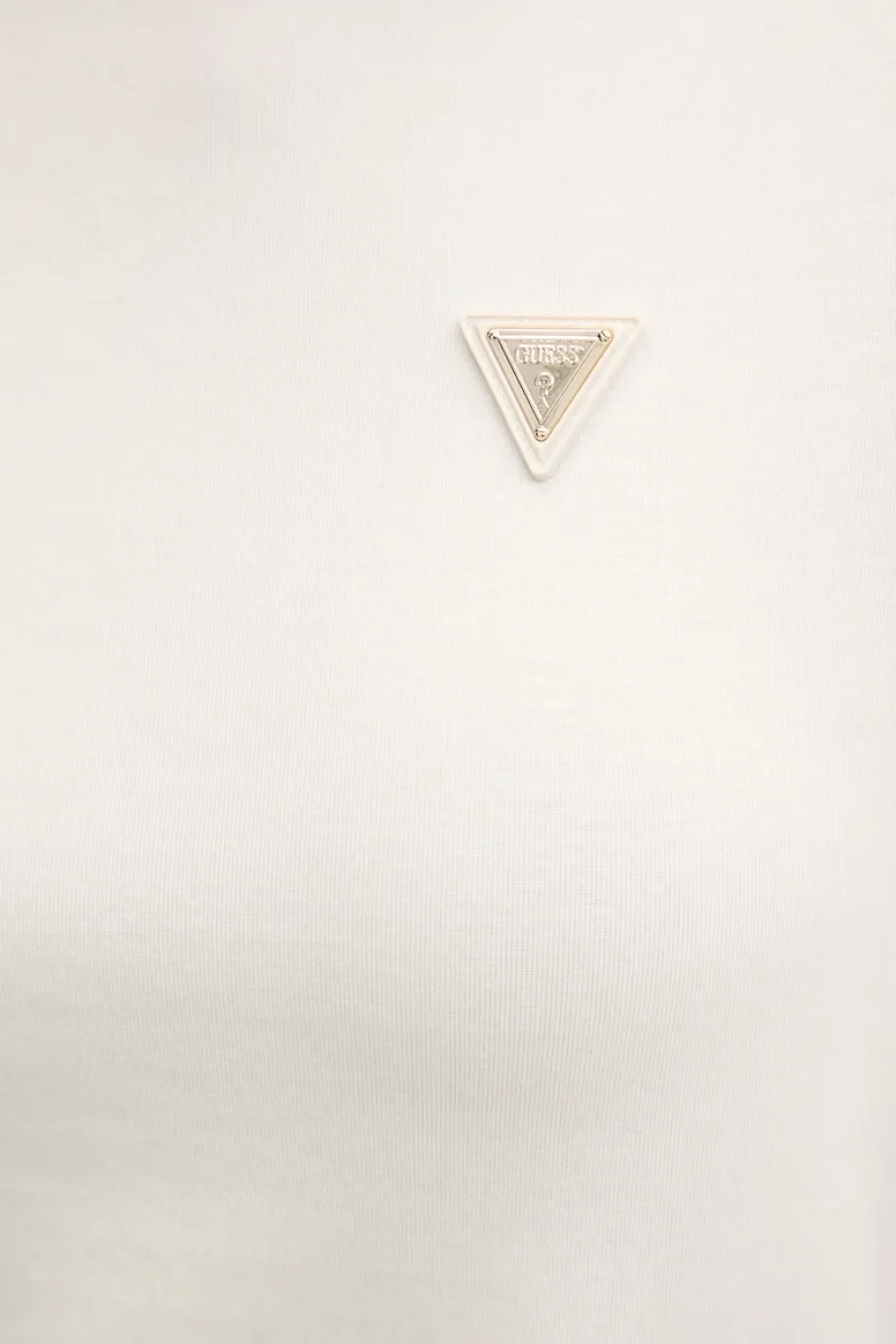 Guess Sonia Bisiklet Yaka Kısa Kollu Kadın Beyaz T-shirt V6RI17KD741-G1O6