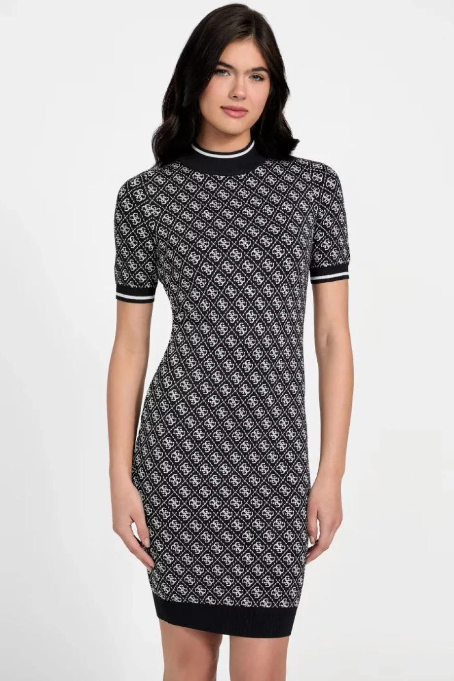 Guess Ss Lise Kadın Mavi Triko Elbise W3YK39Z37K0-FBCF