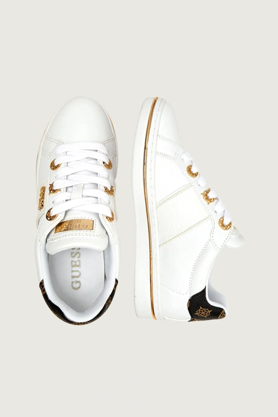 Guess Stew Kadın Beyaz Sneaker FLPSTWELE12-WHITE