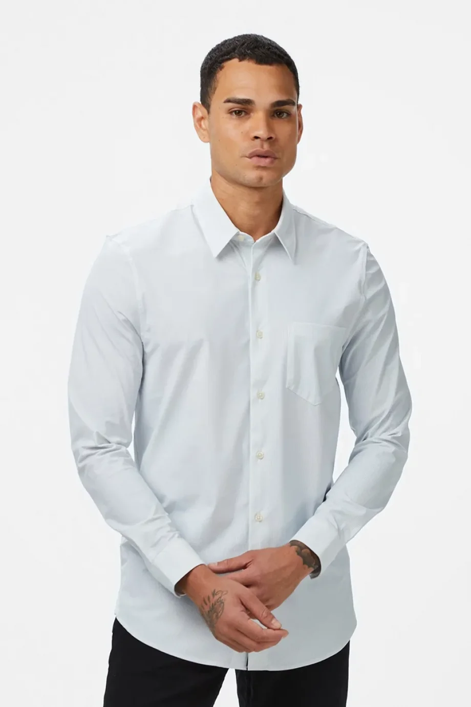 Guess Sunset Erkek Mavi Slim Fit Gömlek M4RH34WFKM0-S7AC