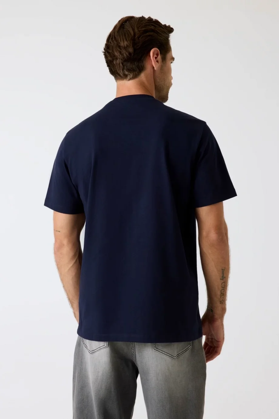 Guess Tee Erkek Lacivert Regular Fit T-Shirt M5BI15K8FQ4-G7V2