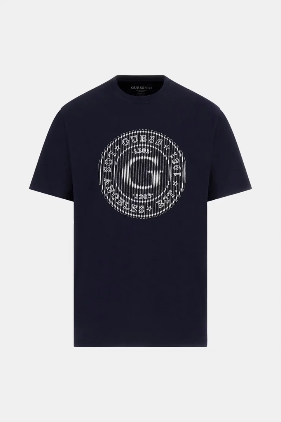 Guess Tee Erkek Lacivert Regular Fit T-Shirt M5BI15K8FQ4-G7V2