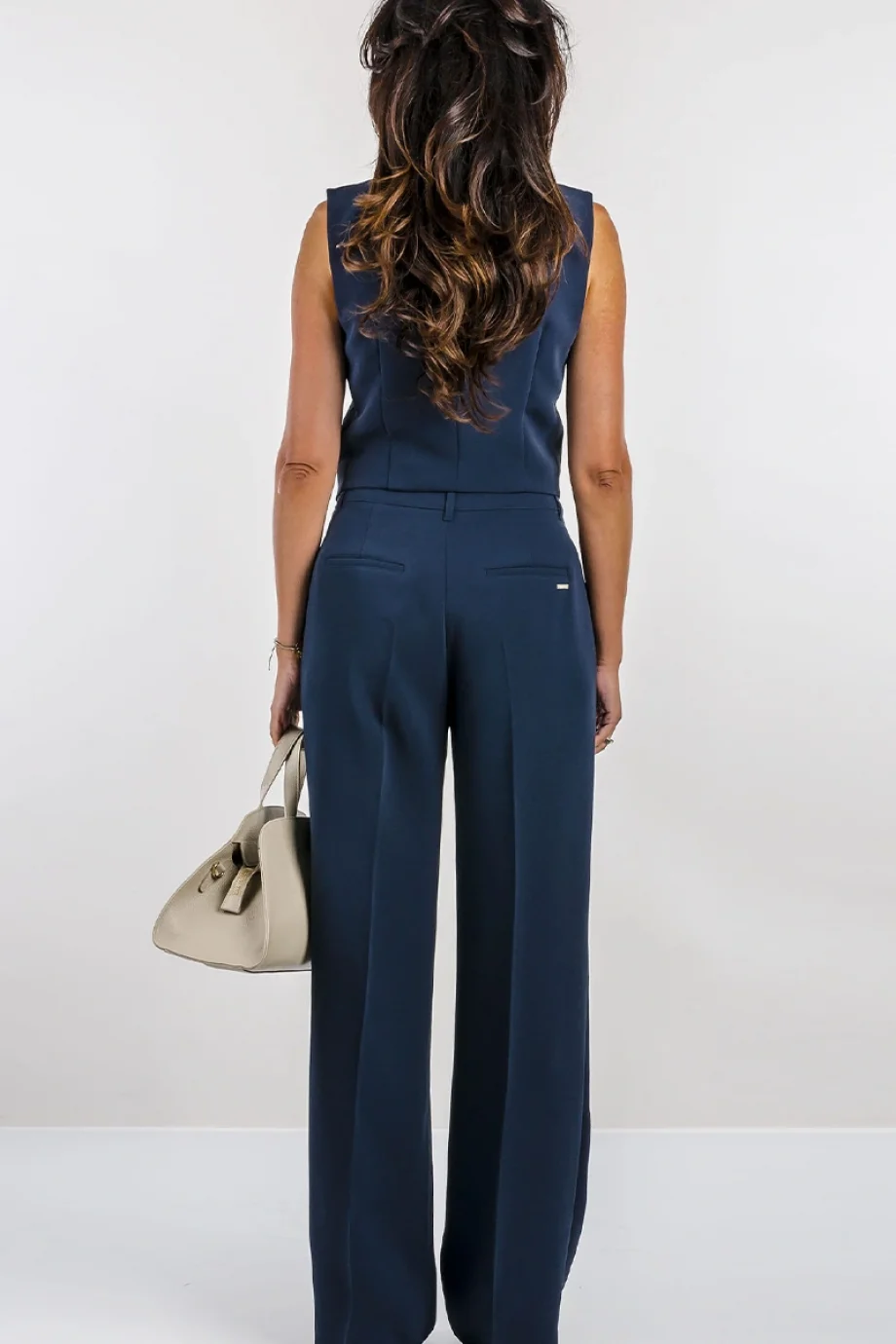 Guess Theoline Kadın Lacivert Bluz W5YH55WGHC2-G7P1