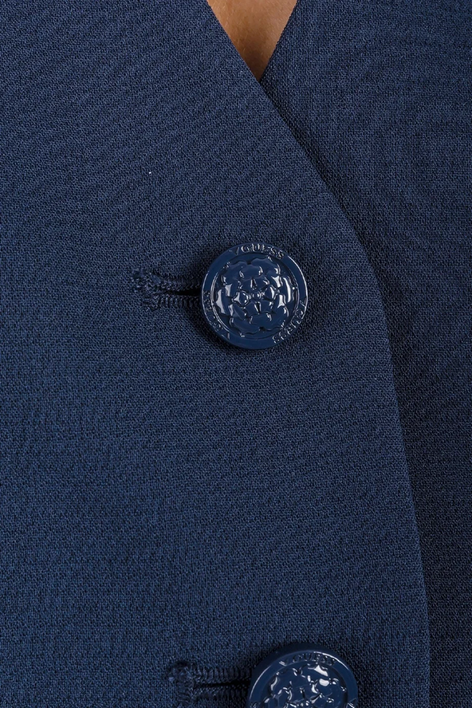 Guess Theoline Kadın Lacivert Bluz W5YH55WGHC2-G7P1