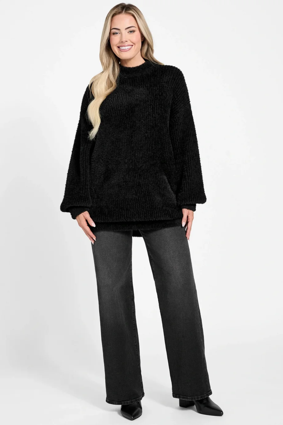 Guess Torri Kadın Siyah Triko W5BR95Z3BJ0-JBLK