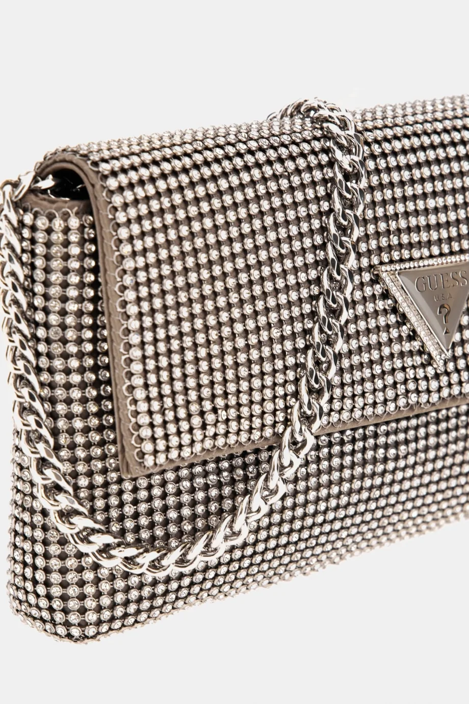 Guess Twiller Kadın Gri Clutch Çanta HWRY9350700-SIL