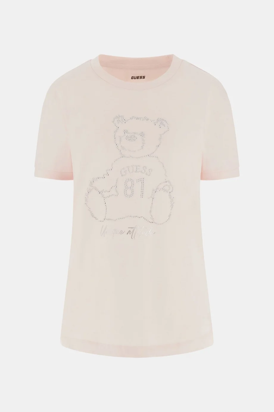 Guess Unique Kadın Pembe Aktif Regular Fit T-Shirt V5BI16K8FQ4-A60W