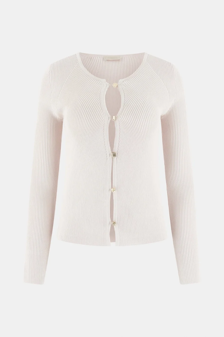 Guess Uzun Kollu Bisiklet Yaka Stella Hırka Triko Kadın Mavi Triko W6RR35Z0132-G9B8