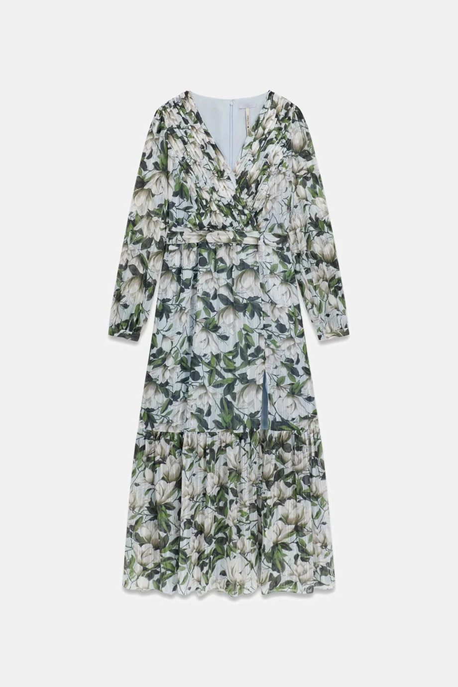 Guess Uzun Kollu Ilenia Pileli Uzun Kadın Çok Renkli Elbise W6RK39WJ712-PM6A