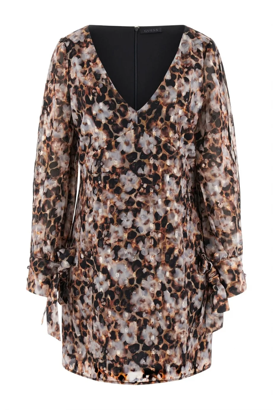 Guess Uzun Kollu Lenora Kadın Çok Renkli Elbise W6RK0JWJ030-PM66