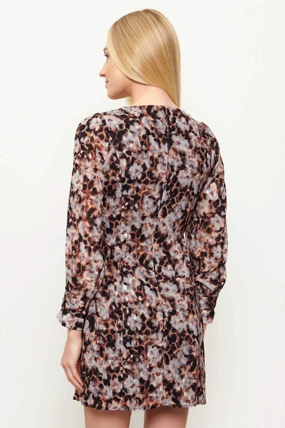 Guess Uzun Kollu Lenora Kadın Çok Renkli Elbise W6RK0JWJ030-PM66