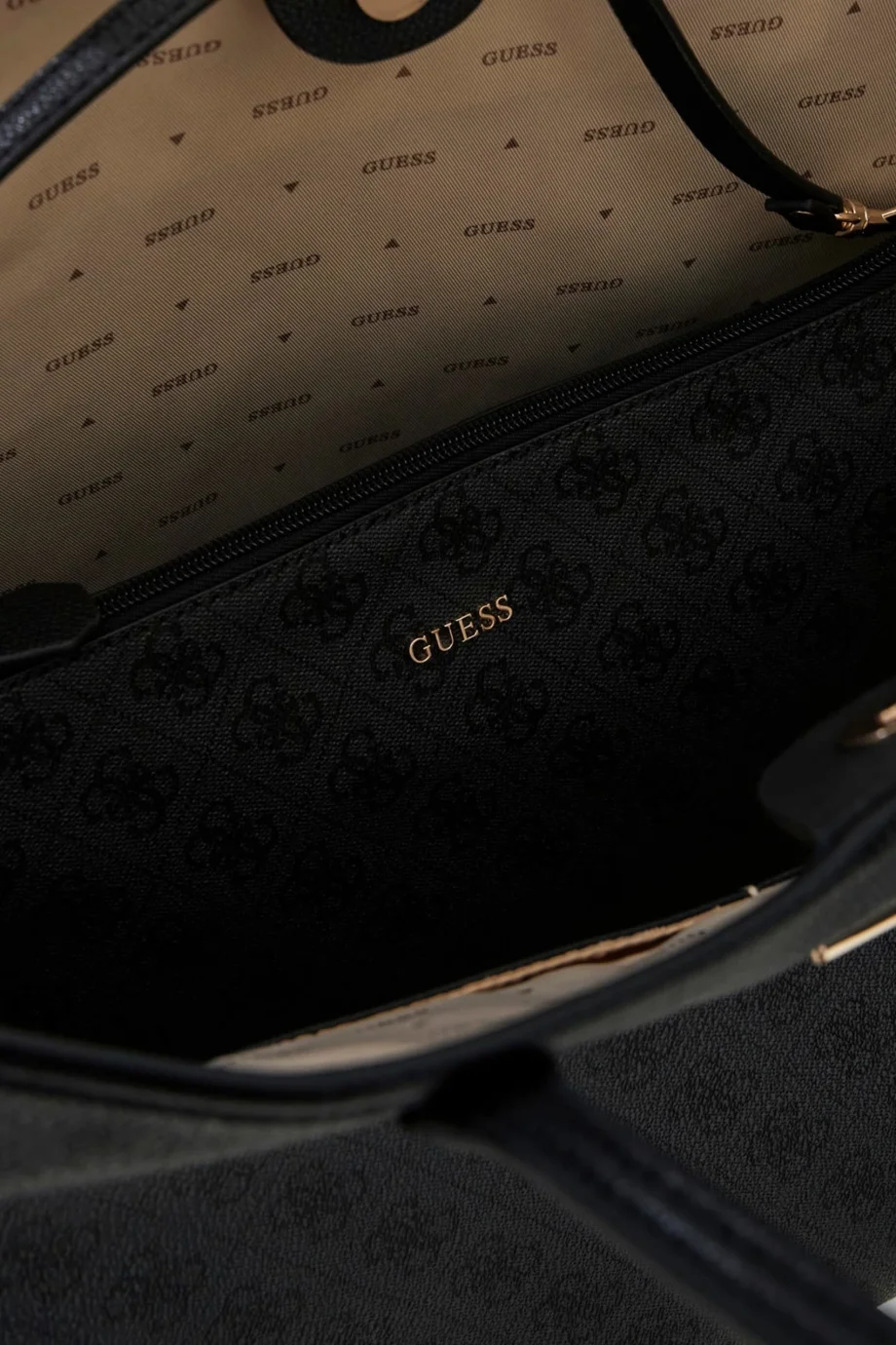 Guess VICTTORIA LRG 2 IN 1 Kadın Antrasit Omuz Çantası HWESG951429-CLO