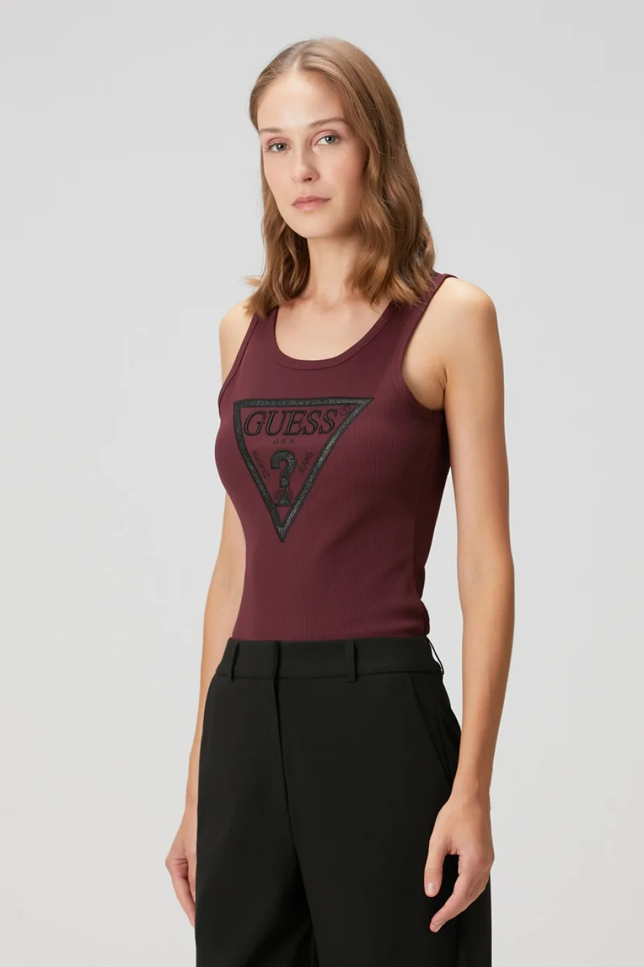 Guess Viviana Kadın Kırmızı Top W5BP10KCXJ2-G596