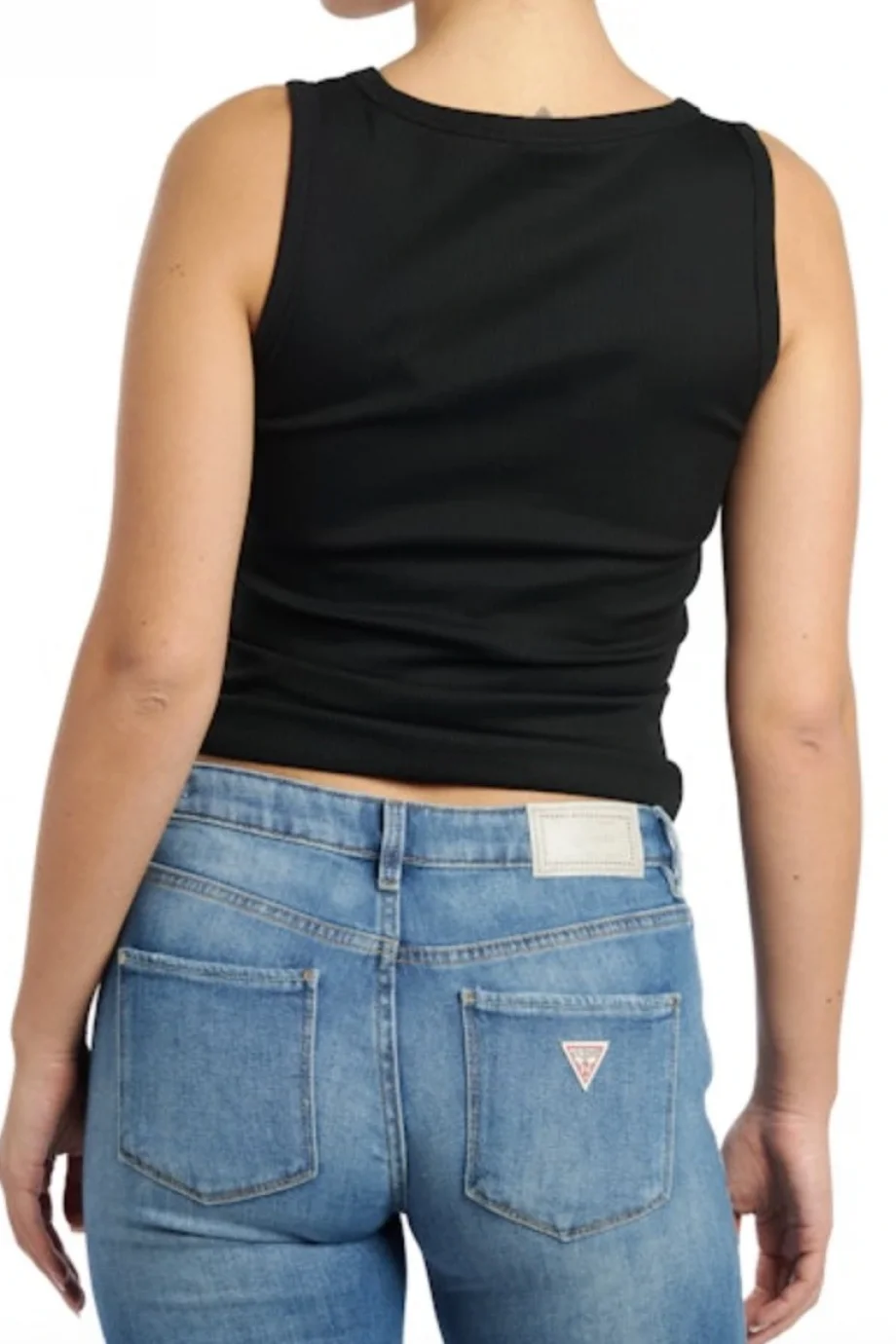 Guess Viviana Kadın Siyah Top W5BP10KCXJ2-JBLK