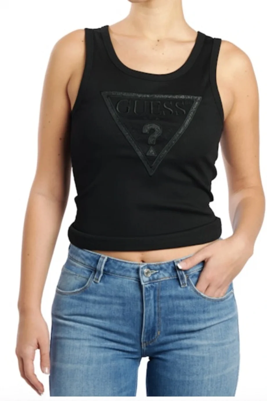 Guess Viviana Kadın Siyah Top W5BP10KCXJ2-JBLK