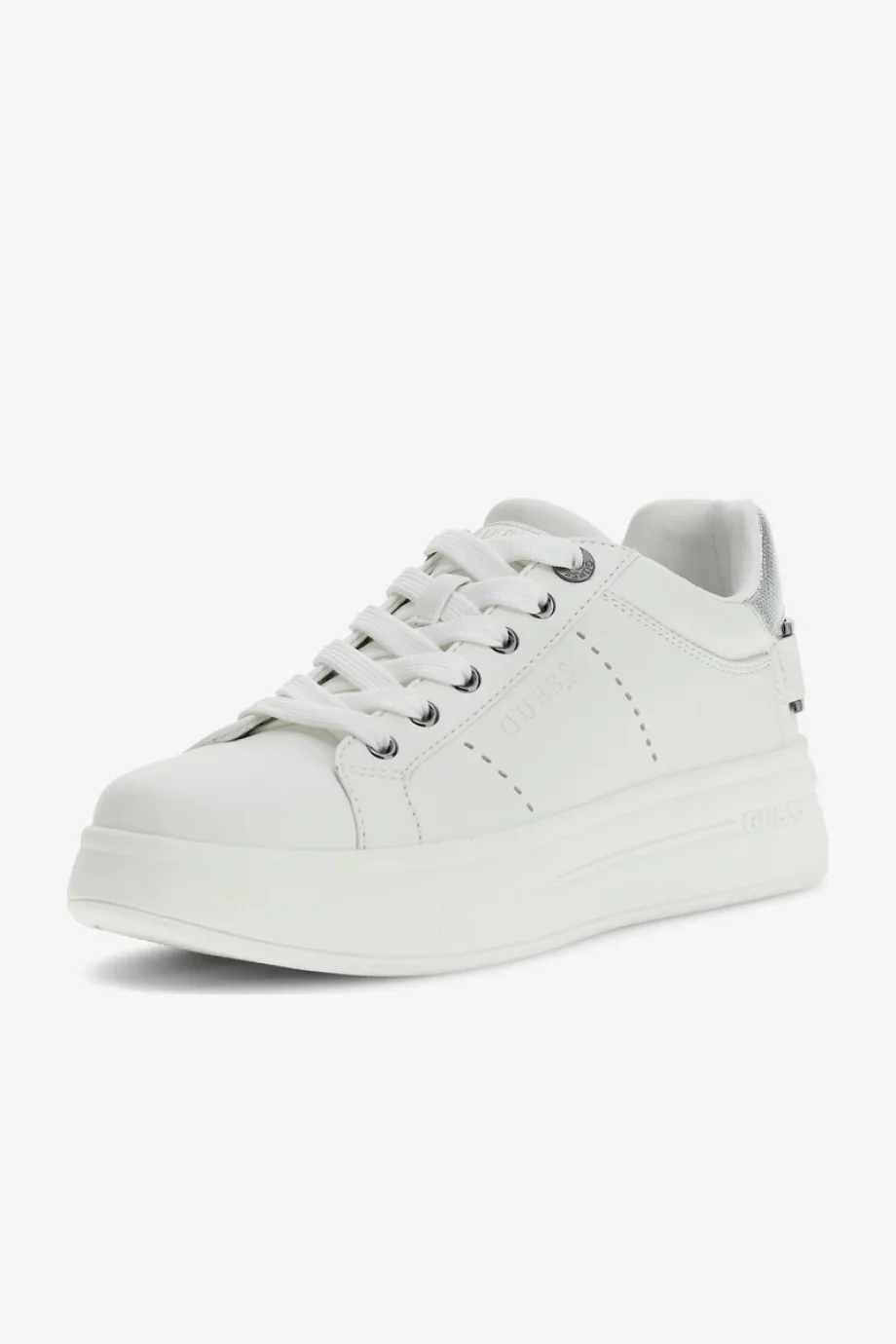 Guess Wesli Kadın Beyaz Sneaker FLPWESELE12-WHISI