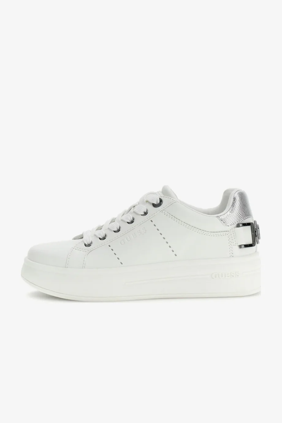 Guess Wesli Kadın Beyaz Sneaker FLPWESELE12-WHISI
