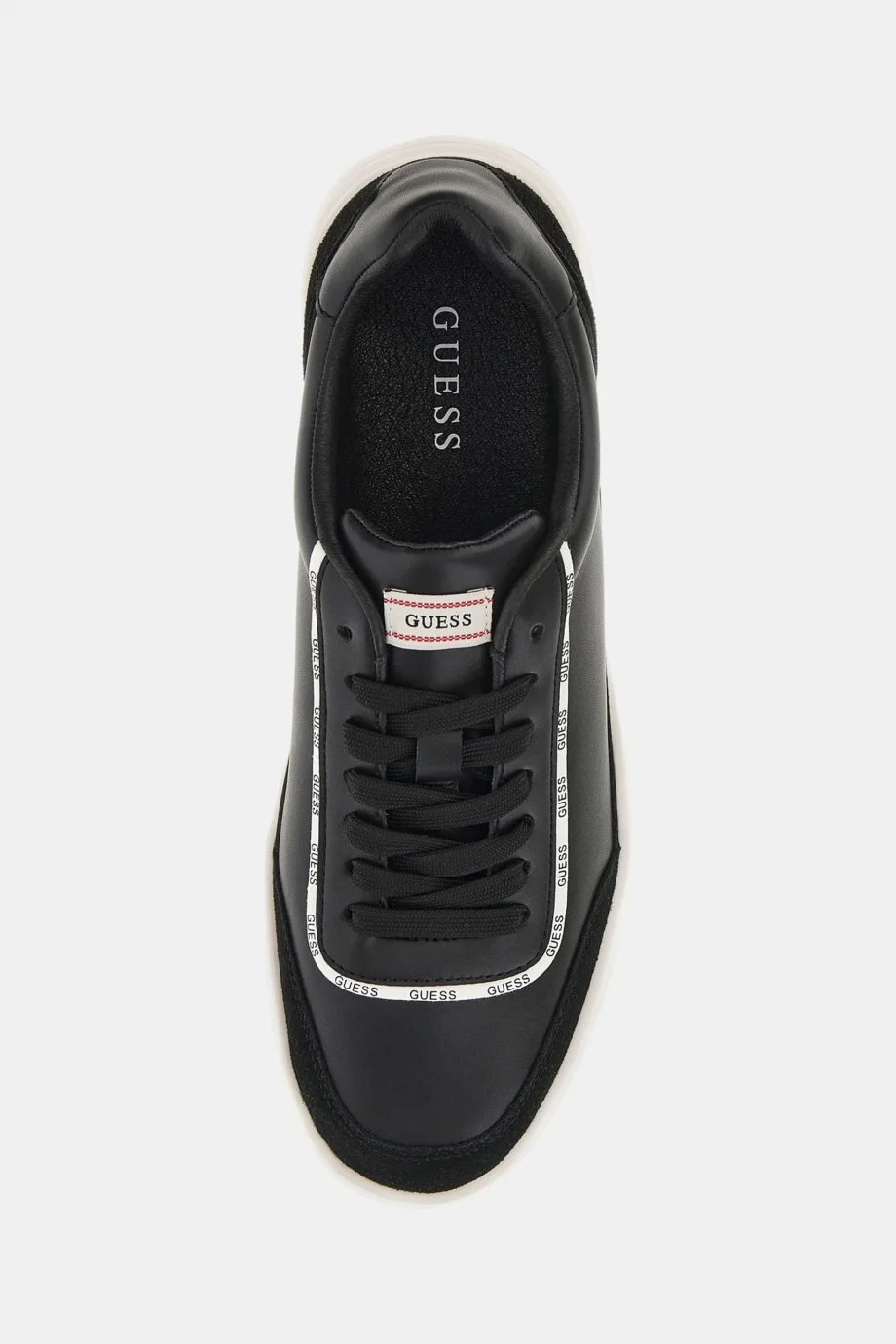 Guess Winno Erkek Siyah Deri Sneaker FMTWI3ELE12-BLACK