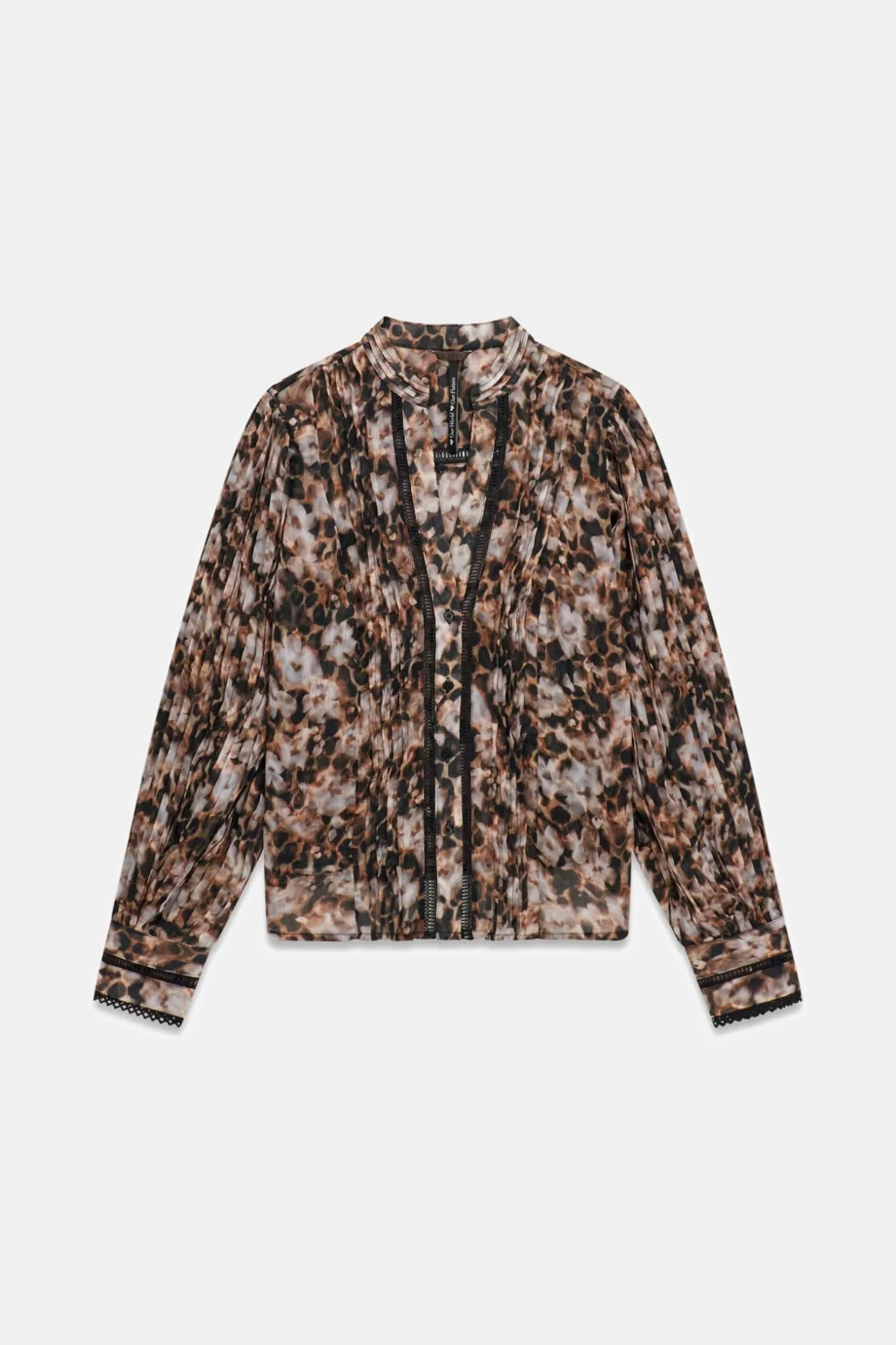 Guess Yeni Josette Uzun Kollu Kadın Çok Renkli Gömlek W5RH16WDW82-PM66