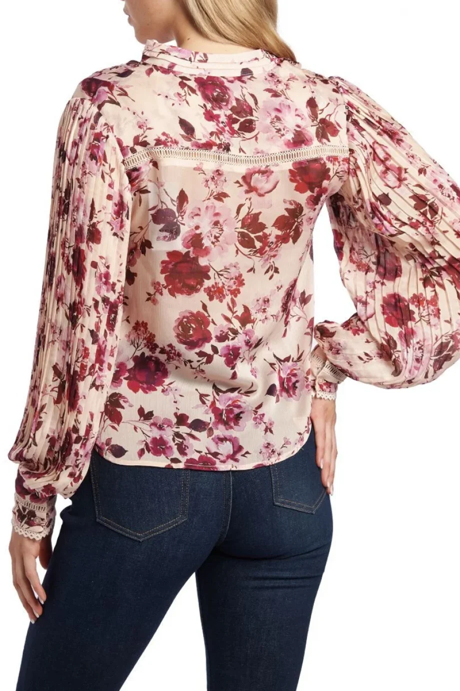 Guess Yeni Josette Uzun Kollu Kadın Pembe Gömlek W5RH16WDW82-PM6I