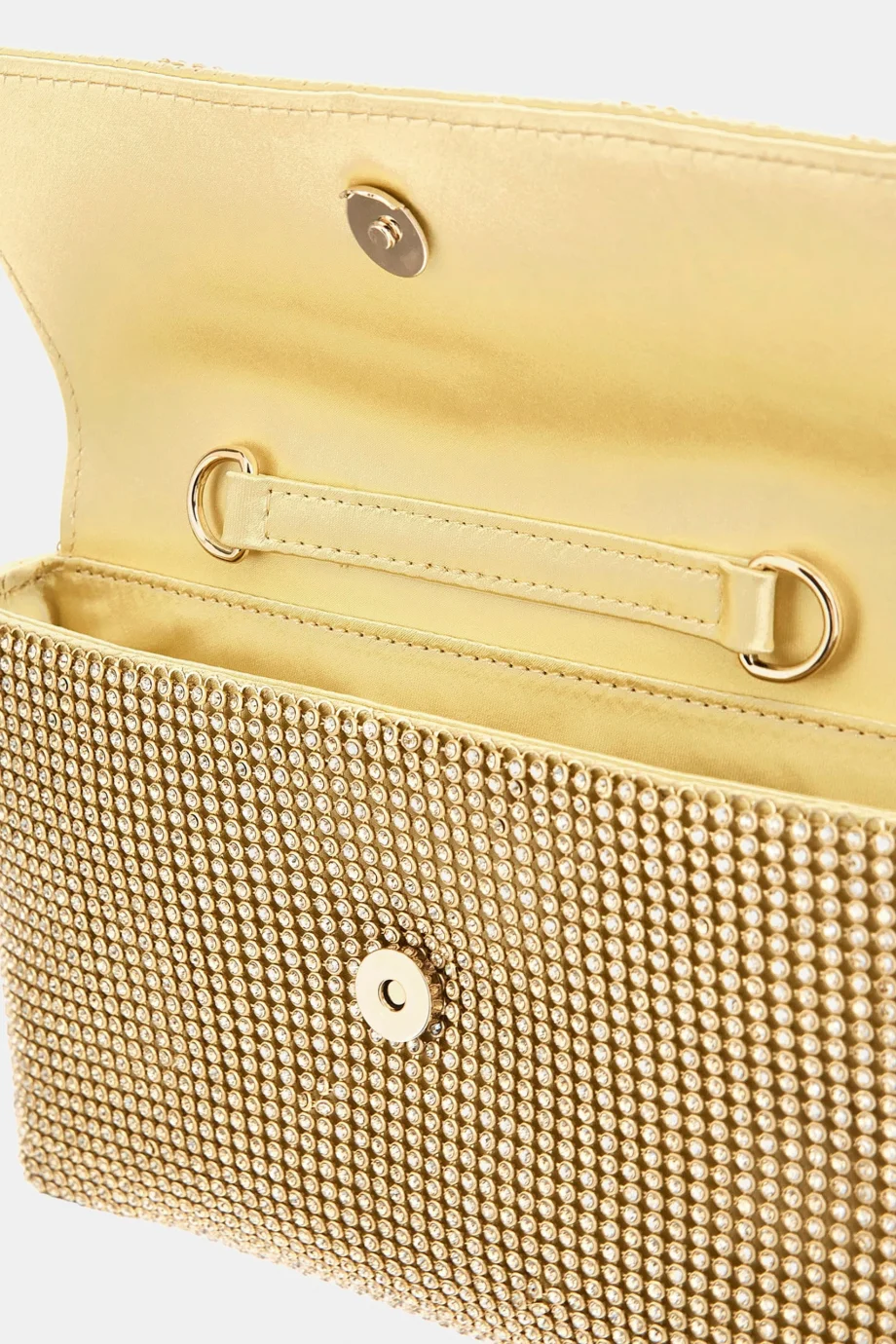 Guess Zalina Kadın Altın Clutch Çanta HWRP9350700-GOL