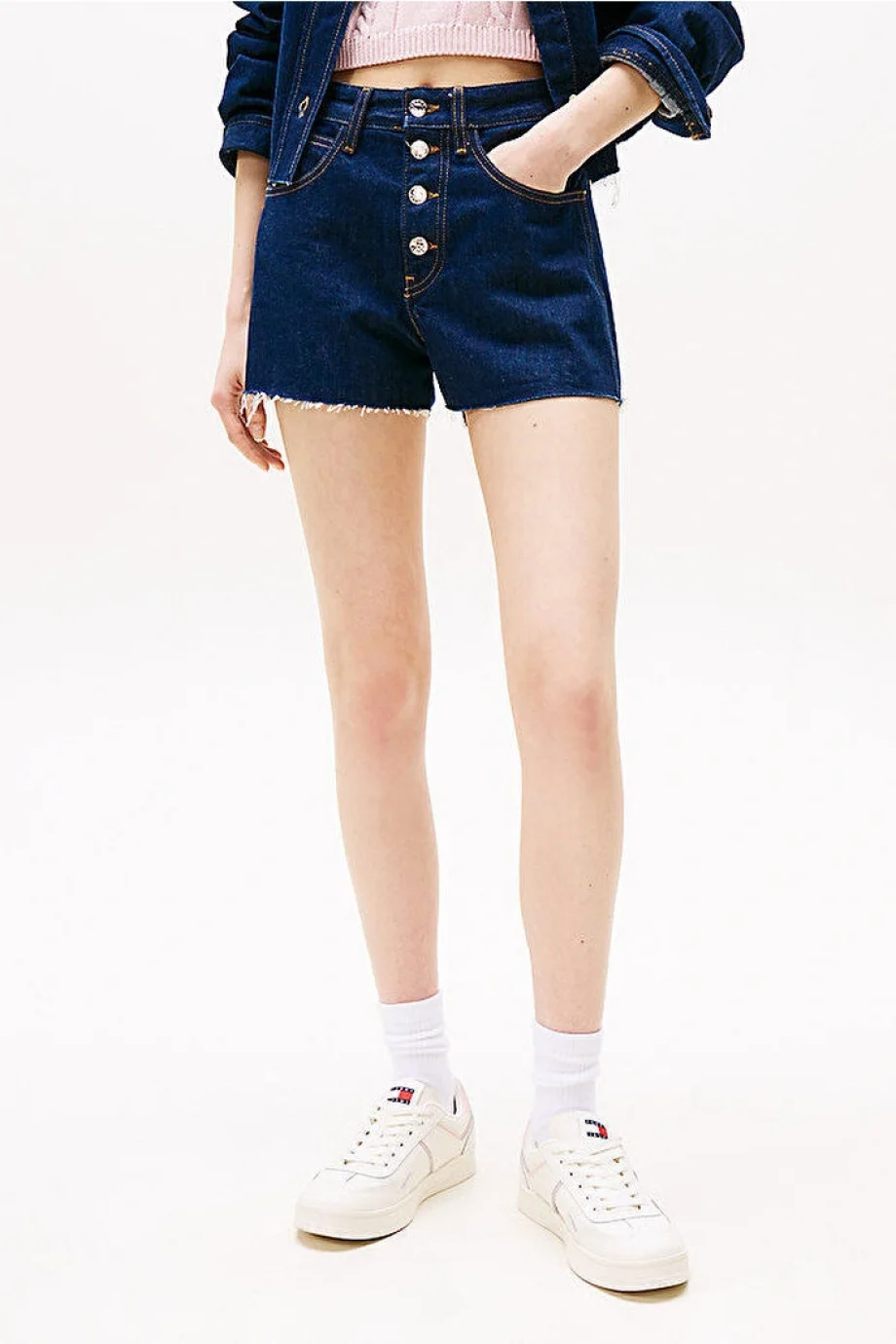 Tommy Hilfiger HOT PANT BF BI9056 Kadın  Şort DW0DW200941BK