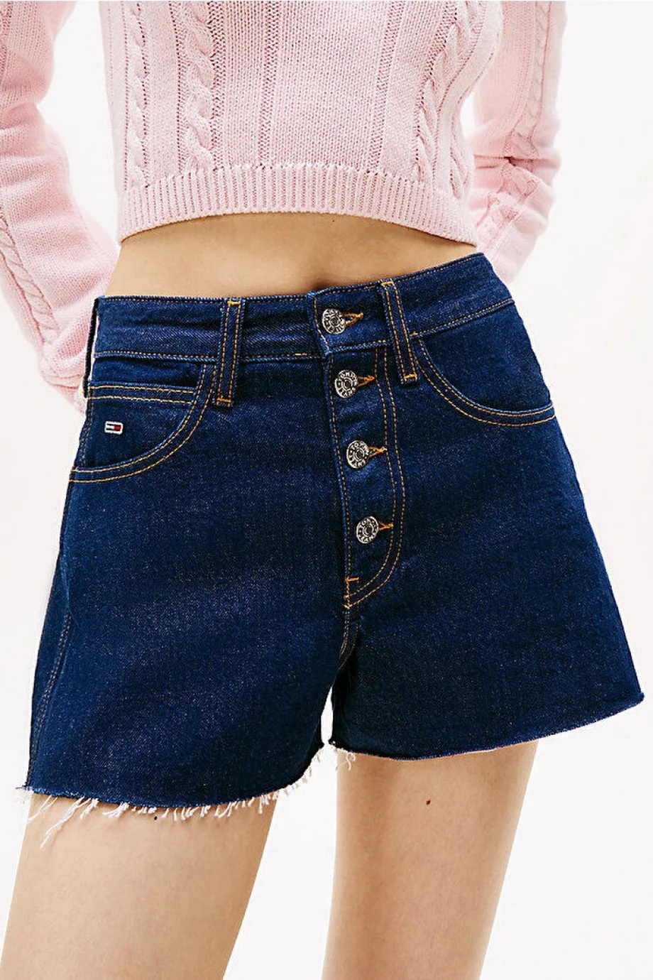 Tommy Hilfiger HOT PANT BF BI9056 Kadın  Şort DW0DW200941BK