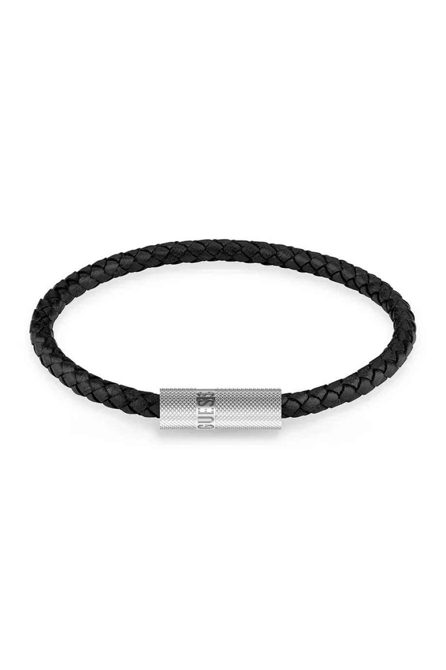 Guess Erkek Metalik Gri Bileklik JGUJUXB03238JWSTBKS