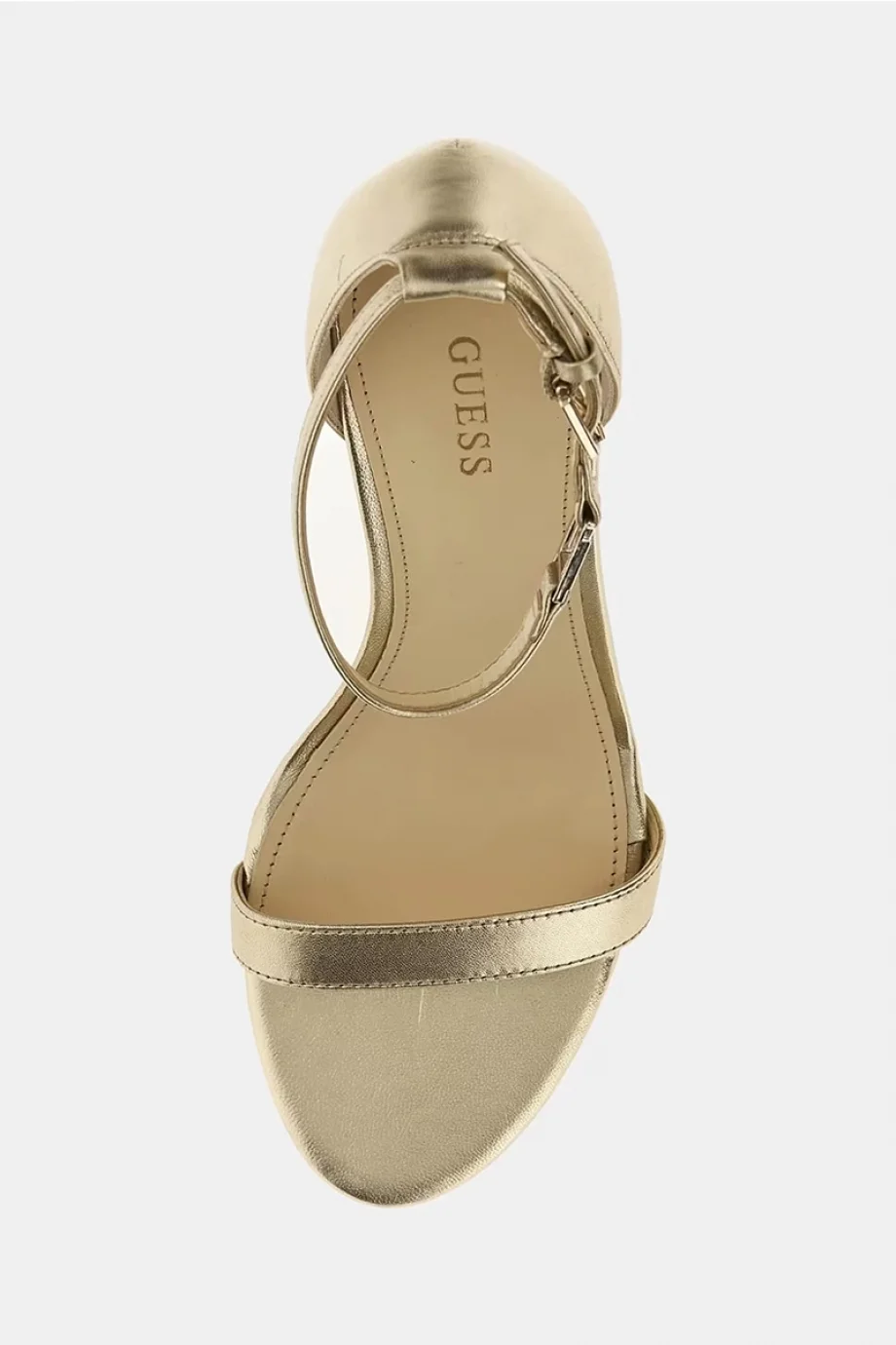 Guess Kabail3 Kadın Sarı Deri Sandalet FL8KILLEA03-PLATI