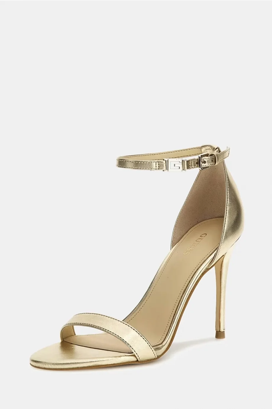 Guess Kabail3 Kadın Sarı Deri Sandalet FL8KILLEA03-PLATI