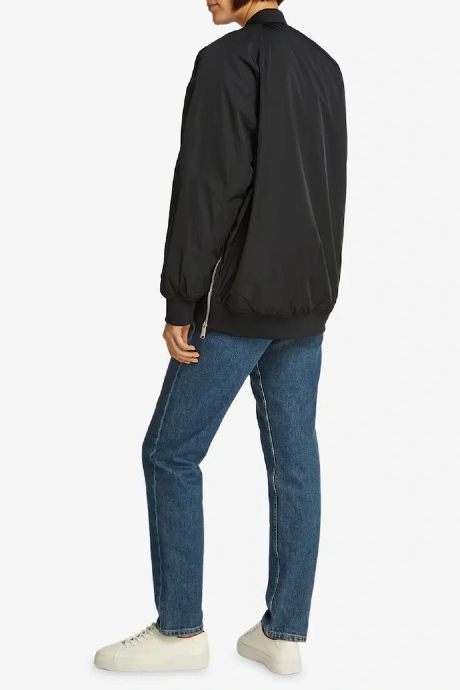 Calvin Klein LONG BOMBER Kadın Siyah Ceket J20J224702-BEH