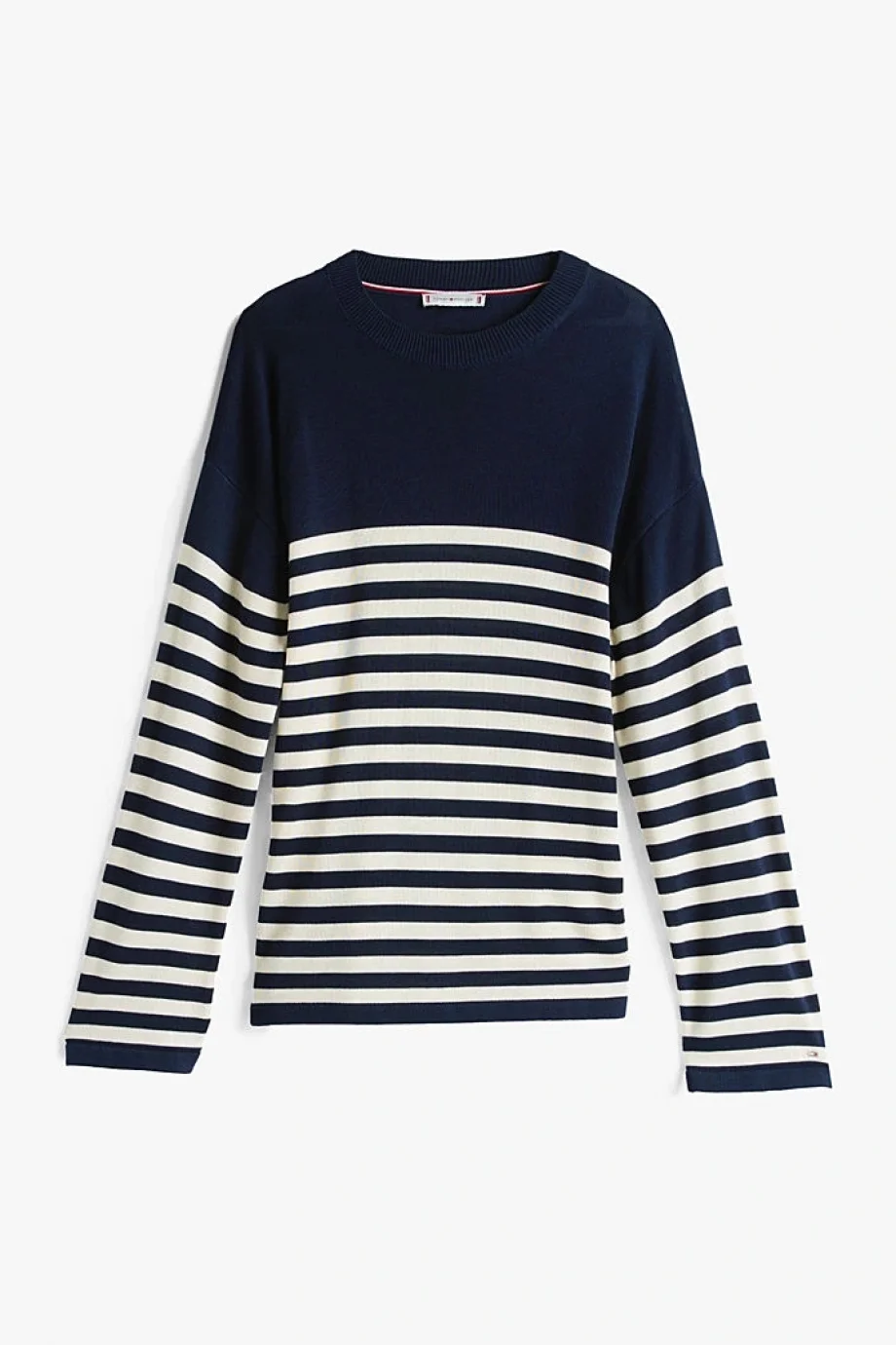 Tommy Hilfiger LYOCELL SILK RLX C-NK LS SWT Kadın  Kazak  WW0WW444760A4