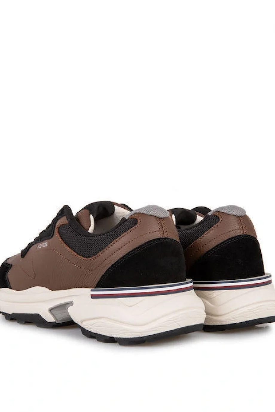 Tommy Hilfiger M RUNNER LTH MIX PREMIUM Erkek kahverengi Sneaker FM0FM05331GV0