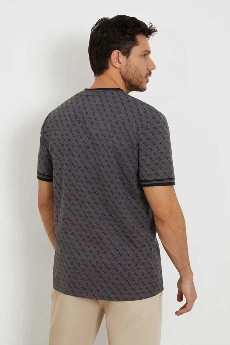 Guess Marshall Erkek Siyah Aktif Regular Fit T-Shirt Z2YI05J1314-P9NP