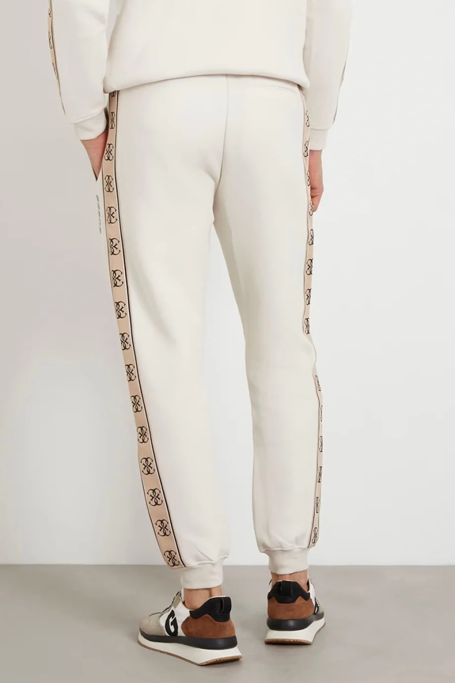 Guess MICKEY CUFF PANT Erkek Bej Eşofman Altı Z2YB09KB3P2-G9L9