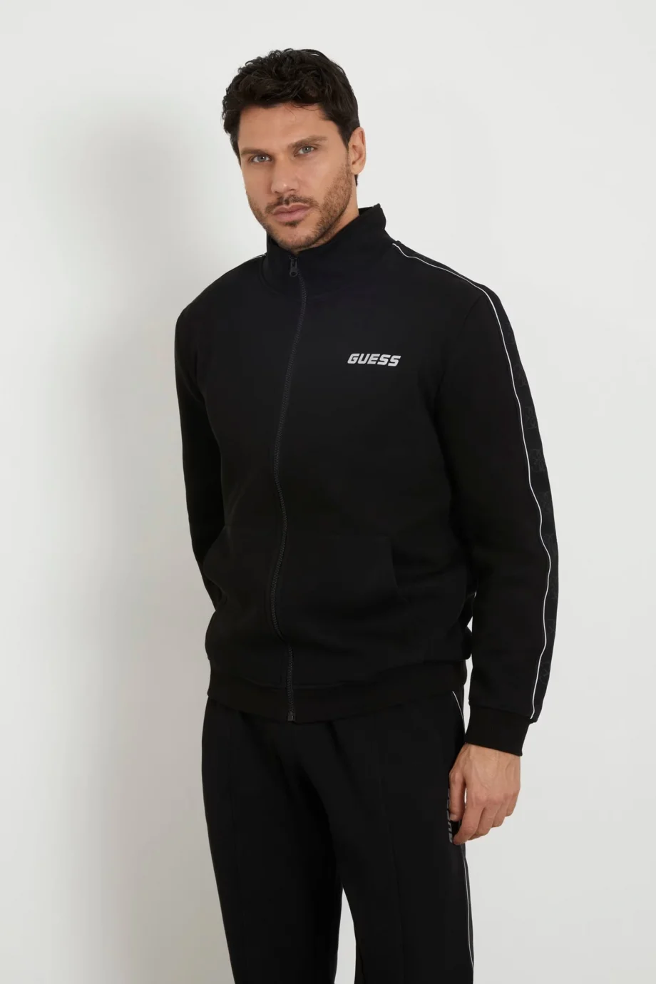 Guess Mickey Erkek Aktif Sweatshirt