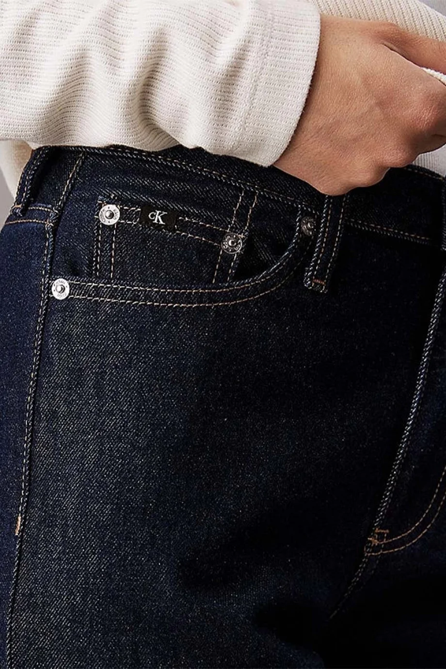 Calvin Klein MOM JEAN Kadın Denim Jeans J20J224028-1BJ