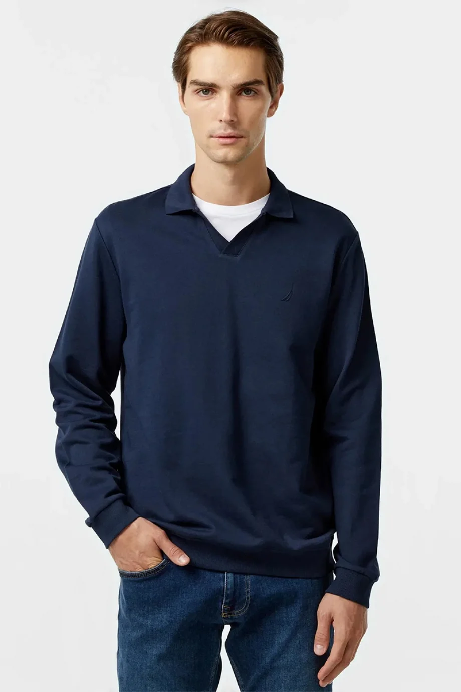 Nautica POLO Erkek Lacivert Sweatshirt K47309T.4NV