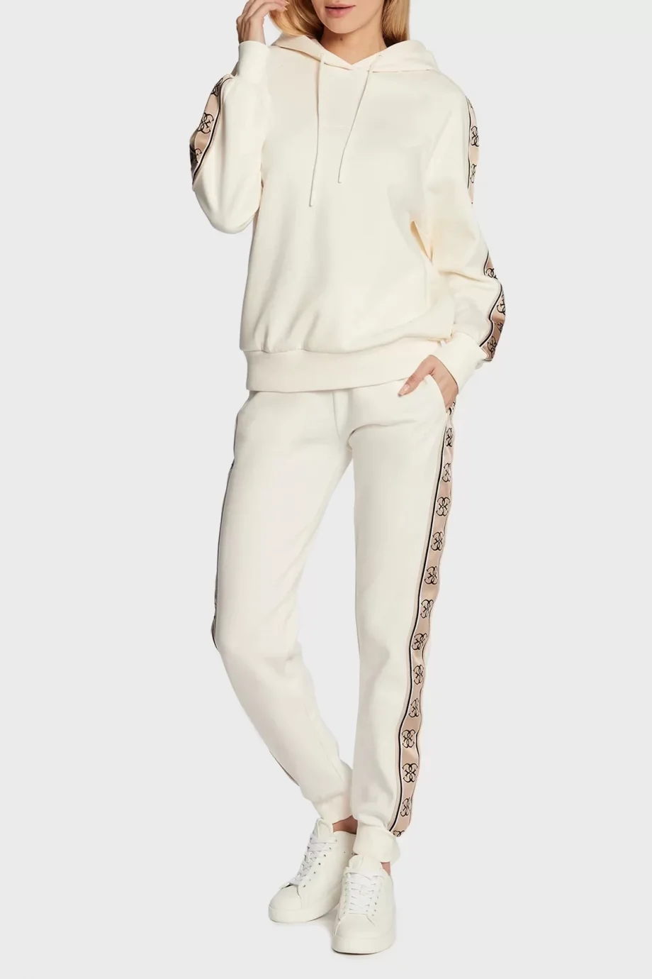 Guess PANTS Kadın Ekru Eşofman Altı V2YB15KB3P2-G6K5