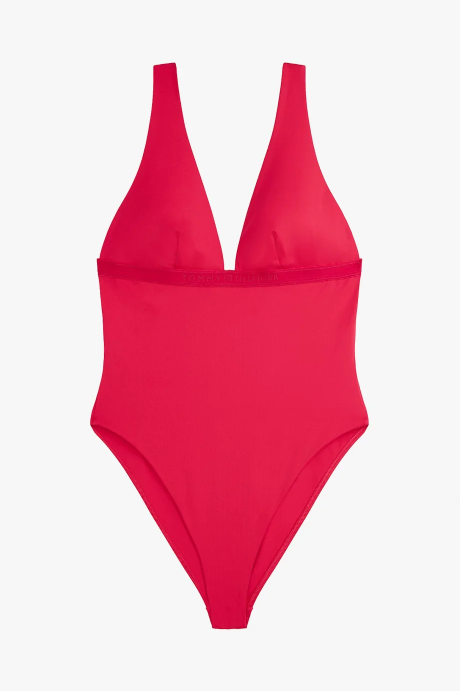 Tommy Hilfiger PLUNGE ONE PIECE RP EXT Kadın  Mayo UW0UW05845TLI