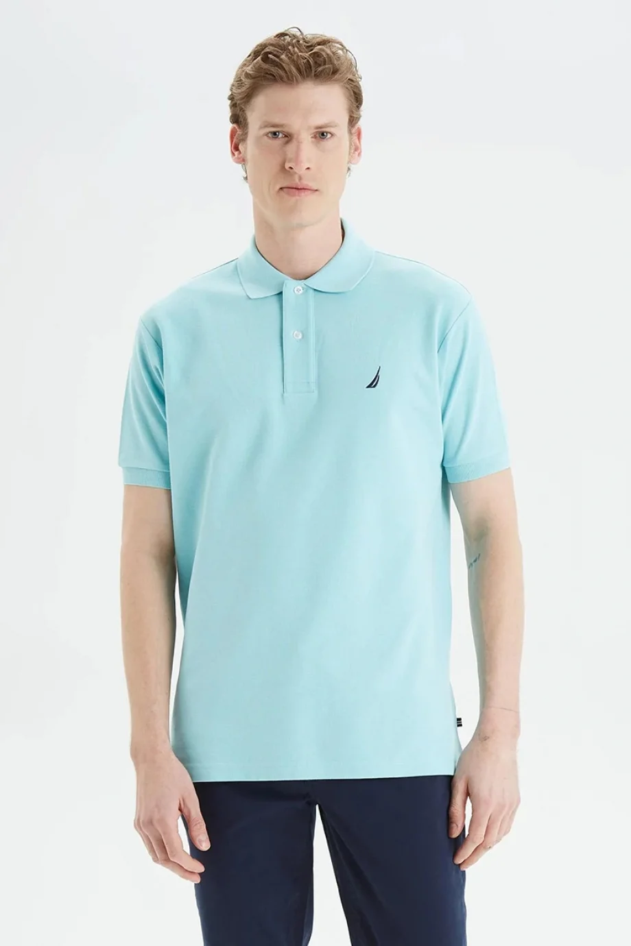 Nautica POLO Erkek Su Yeşili T-shirt K35000T.4IV